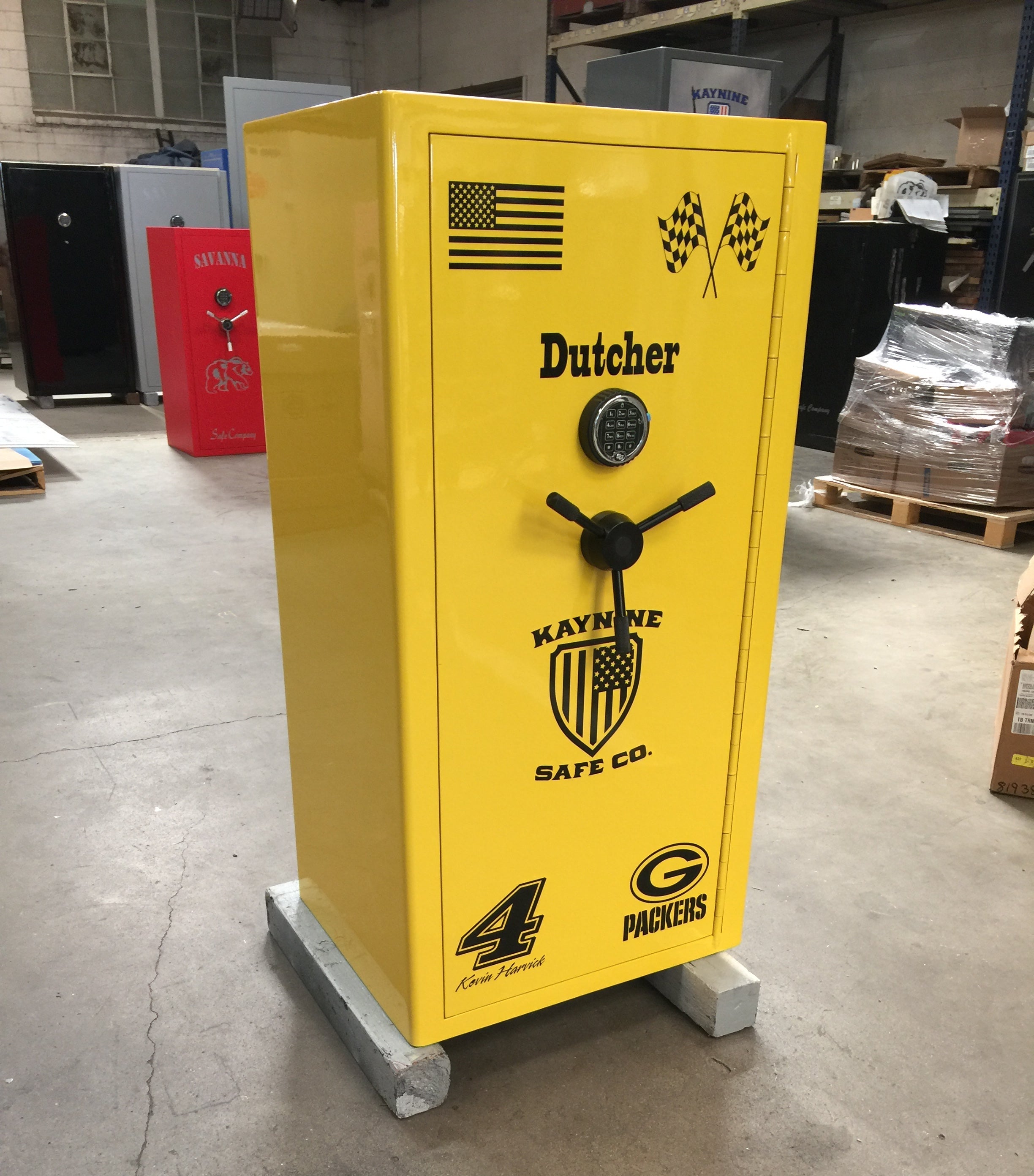 Yellow Security Safe