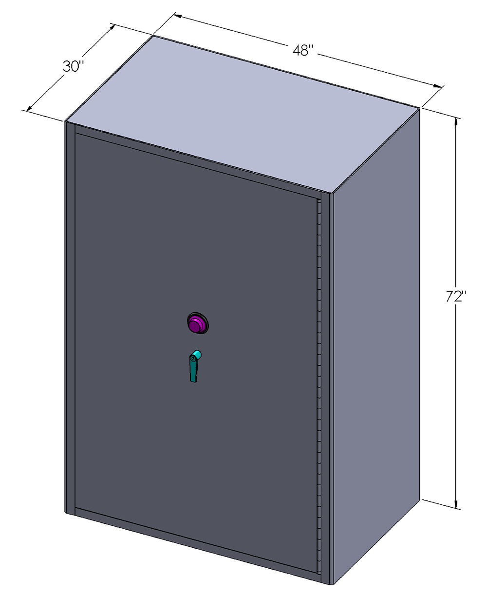 30X48X72 Steel Safe – Customizable Secure Storage – The Safe Gal