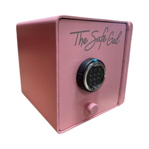 Cube Safe In Candy Pink Front Closed Left Slant View